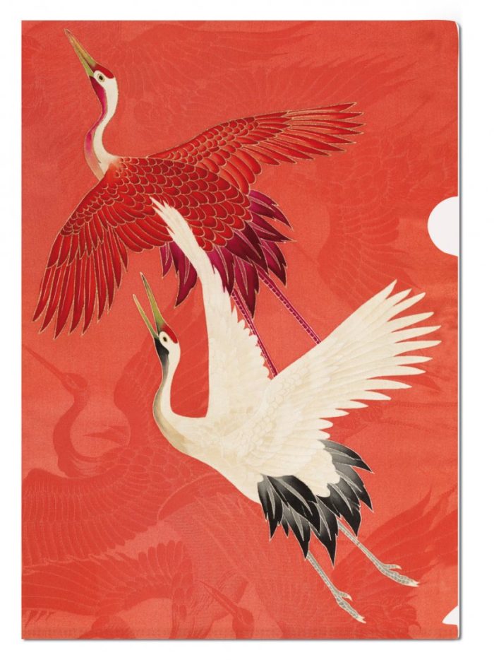 LMS200 Kraanvogels rood-wit