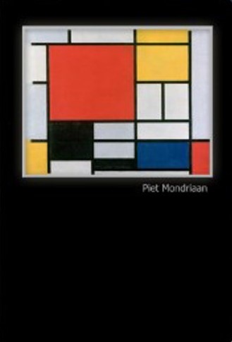 Kunst Lux Notitieboek Mondriaan 100 afbeeldingen