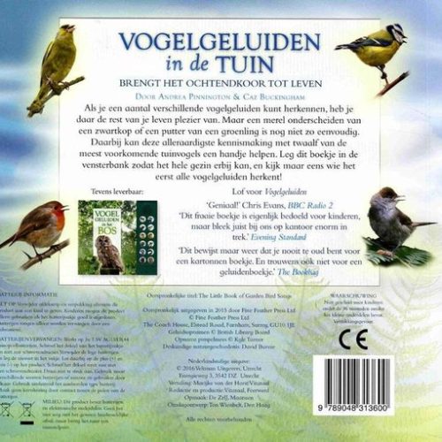 Geluidboek Vogelgeluiden in de Tuin