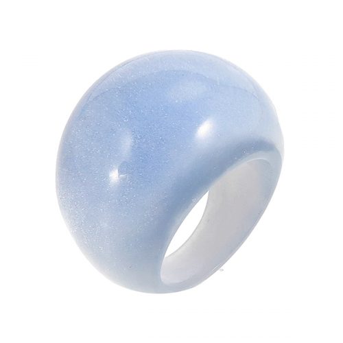 Zsiska Colorful Beads Ring | Blauw M