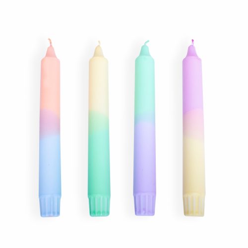 Dip Dye Candle | 20 CM set of 4 | 2075