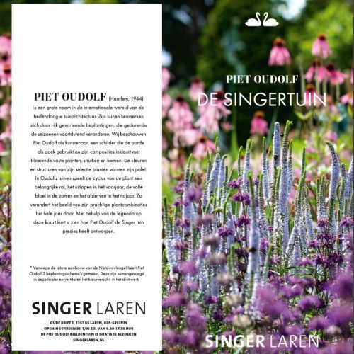 Piet Oudolf | De Singertuin | Tuinkaart