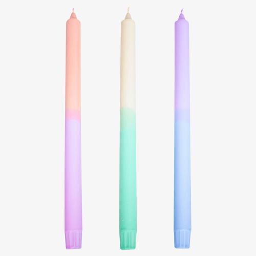 Dip Dye Candle | 35 CM set of 3 | 2076