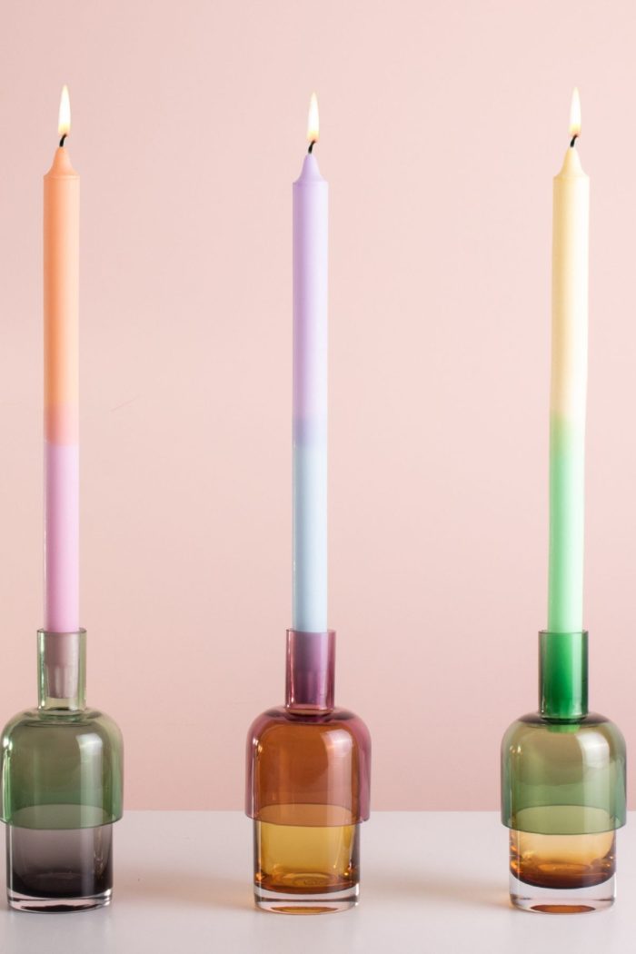Dip Dye Candle | 35 CM set of 3 | 2076