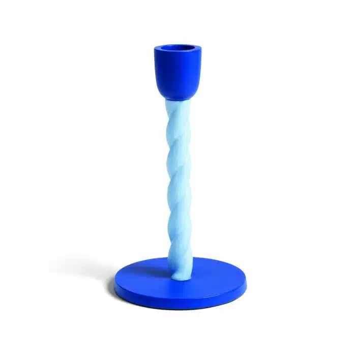 Candle Holder Helix Blue *