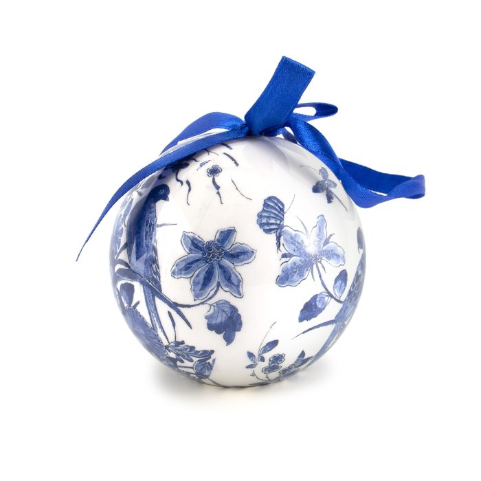 Kerstbal Delfs Blauw (Onbreekbaar)