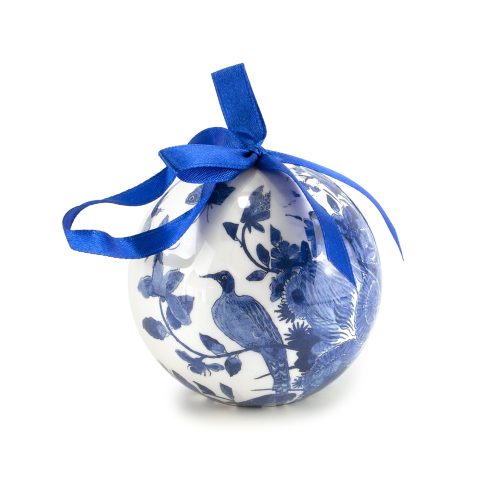 Kerstbal Delfs Blauw (Onbreekbaar)