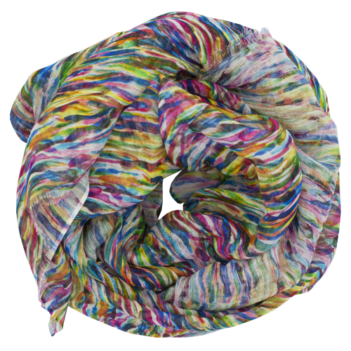 4611 Multi Colour Water | Cotton Linen
