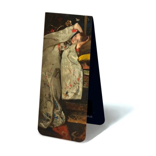 Magnetische boekenlegger, Breitner, Meisje in witte Kimono