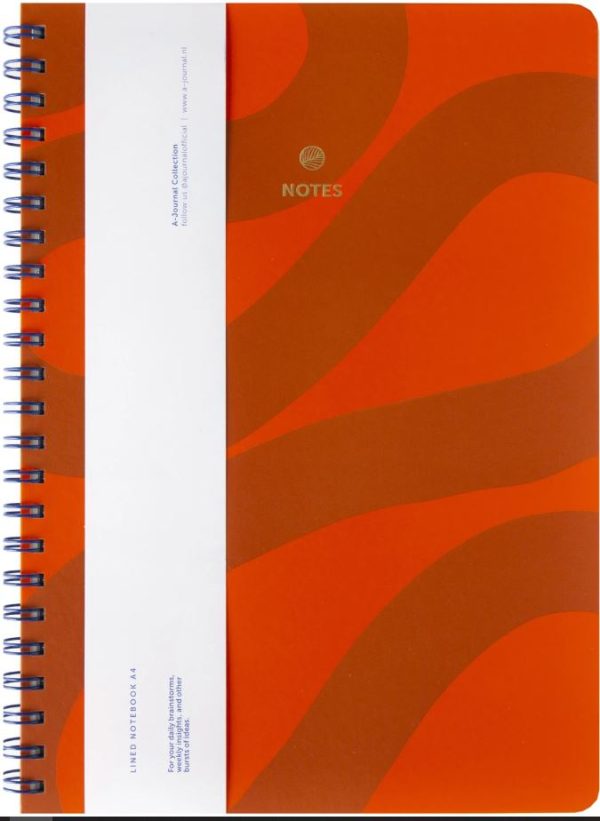 Spiral Notebook A4 Oranje