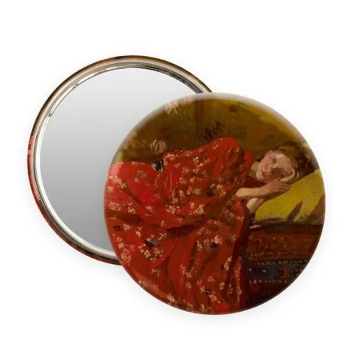Spiegeltje, Meisje in Rode Kimono, Breitner