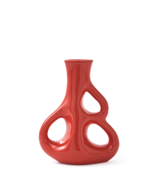 Vase three ears Red S | Pols Potten*