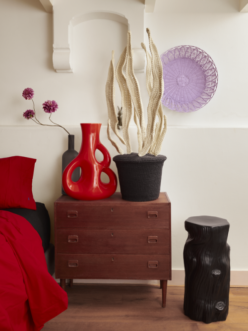 Vase three ears Red M | Pols Potten*