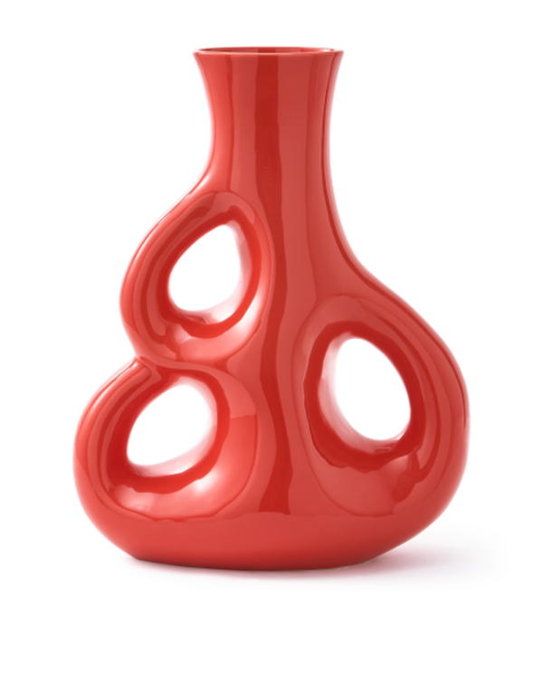 Vase three ears Red M | Pols Potten*