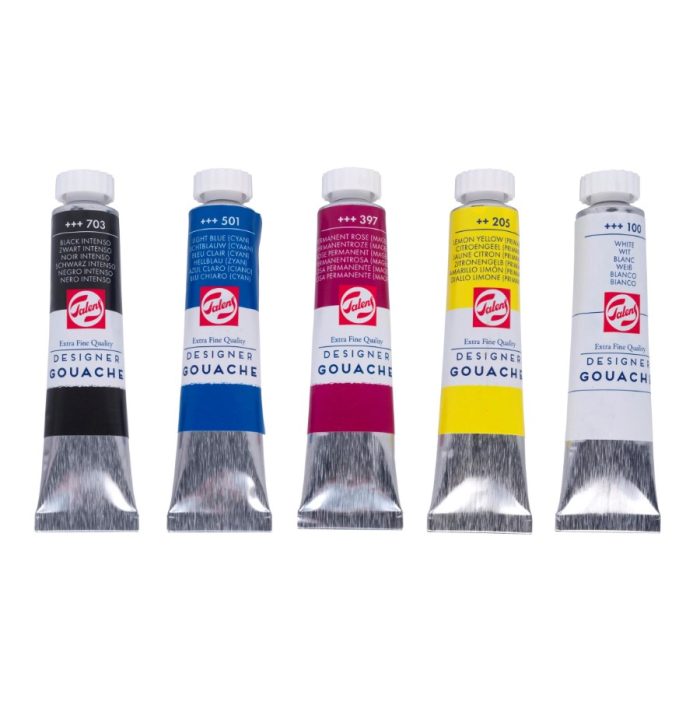 Gouache Kleuren Mengset 5x20 ml