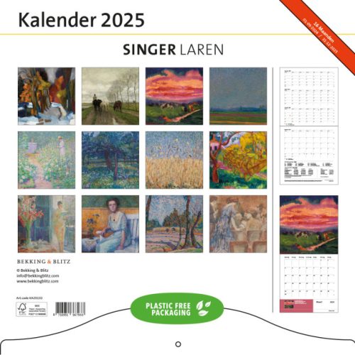 Maandkalender Singer Laren 2025