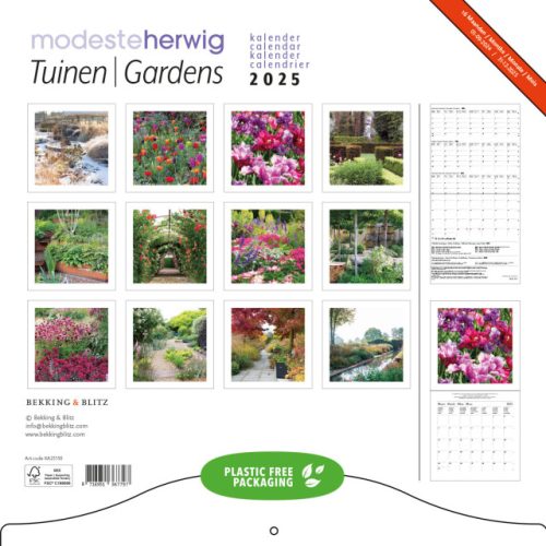 Tuinen- Gardens, Modeste Herwig, Maandkalender 2025