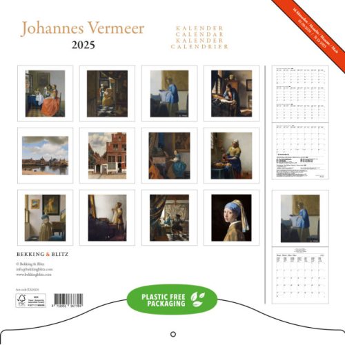 Maandkalender Vermeer 2025