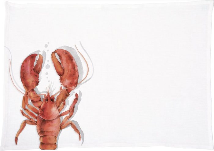 LOBSTER Coral Placemat Textiel