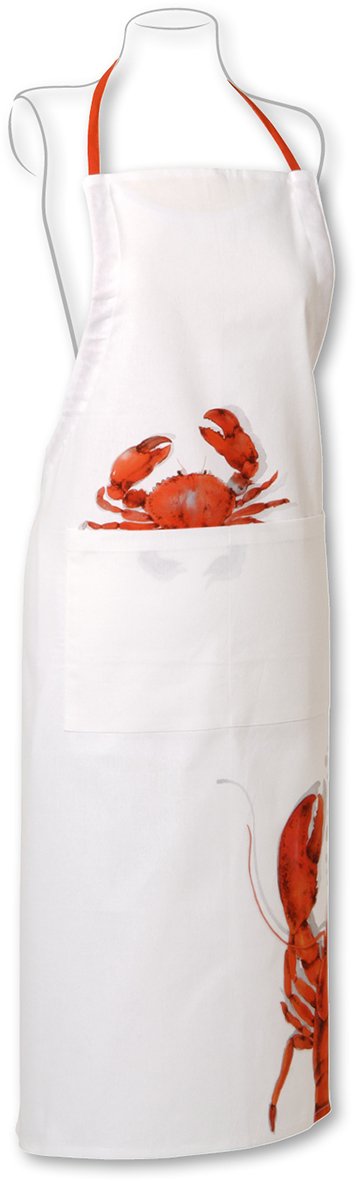 LOBSTER coral Apron | 70 x 100 cm