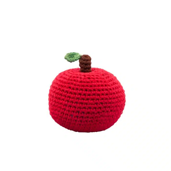 Crochet Rattles Fruit Aardbei