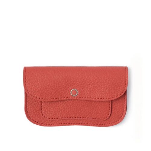 Keecie Wallet, Cat Chase Small, Coral