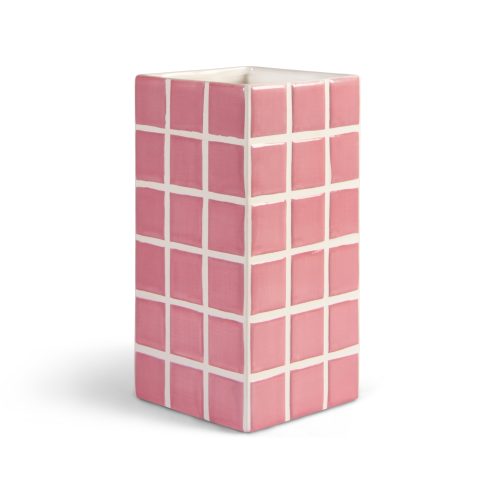 Vase Tile Pink *