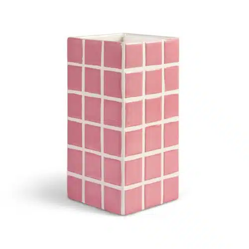 Vase Tile Pink *