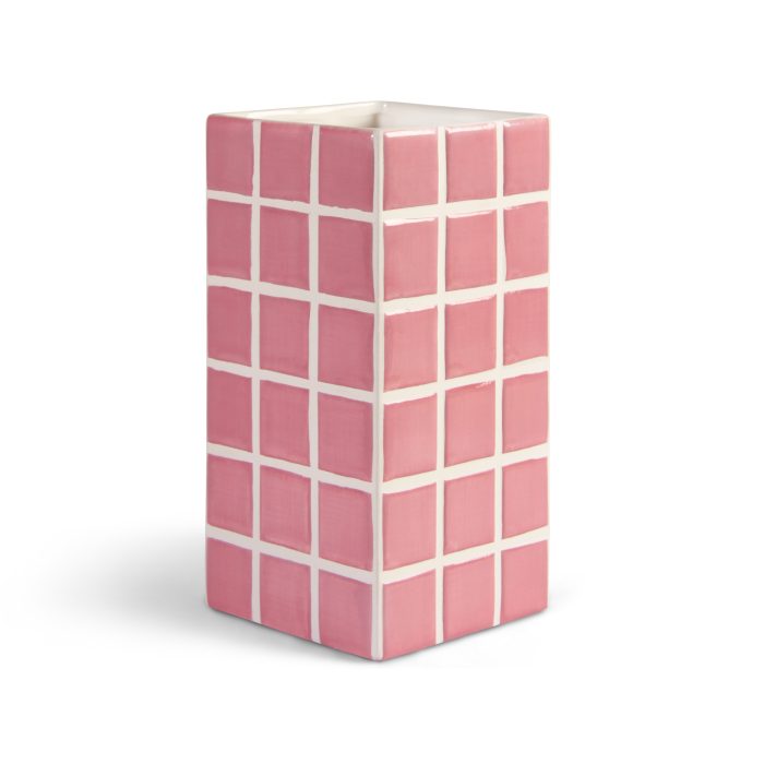 Vase Tile Pink *