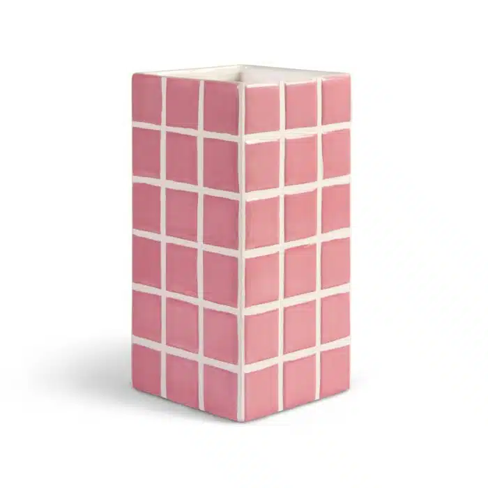 Vase Tile Pink *