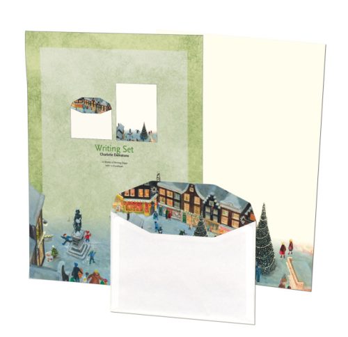 WS1202 Briefpapier met env.| Kerstboom, Charlotte Dematons