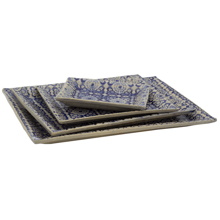 Delft Blue Finger Food Middle | 19 x 25 cm