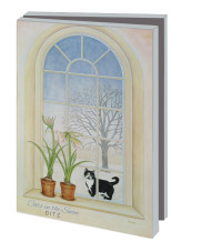 Kaartenmapje Kerst "Cats in the snow