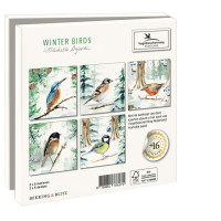 Kaartenmapje Kerst | Winter Birds