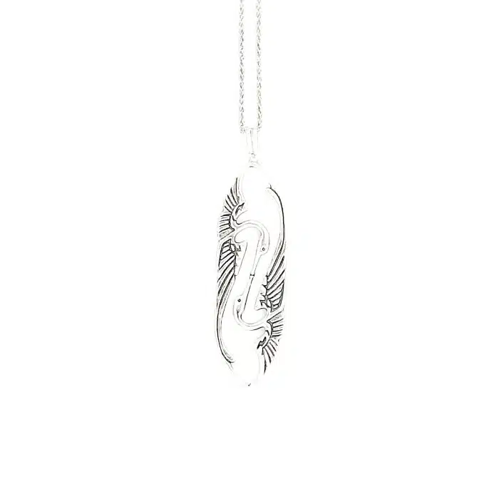 Art Nouveau Collier| Kraanvogel