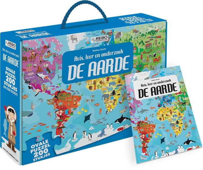 De Aarde | Puzzel en Boek