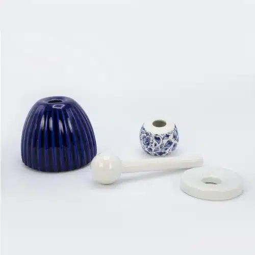 Proud Mary | Cobalt Flower Pattern