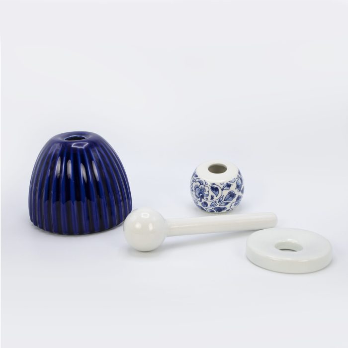 Proud Mary | Cobalt Flower Pattern