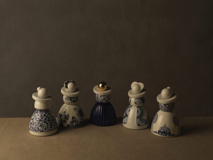 Proud Mary | Cobalt Flower Pattern
