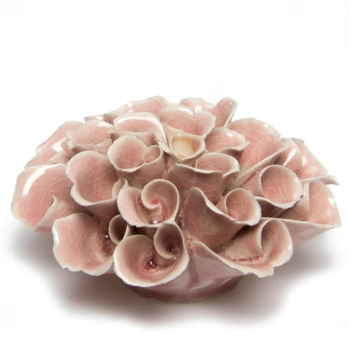 Keramische bloem| Roze