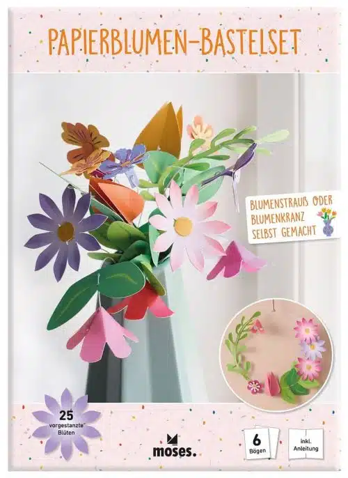 Papierbloemenset