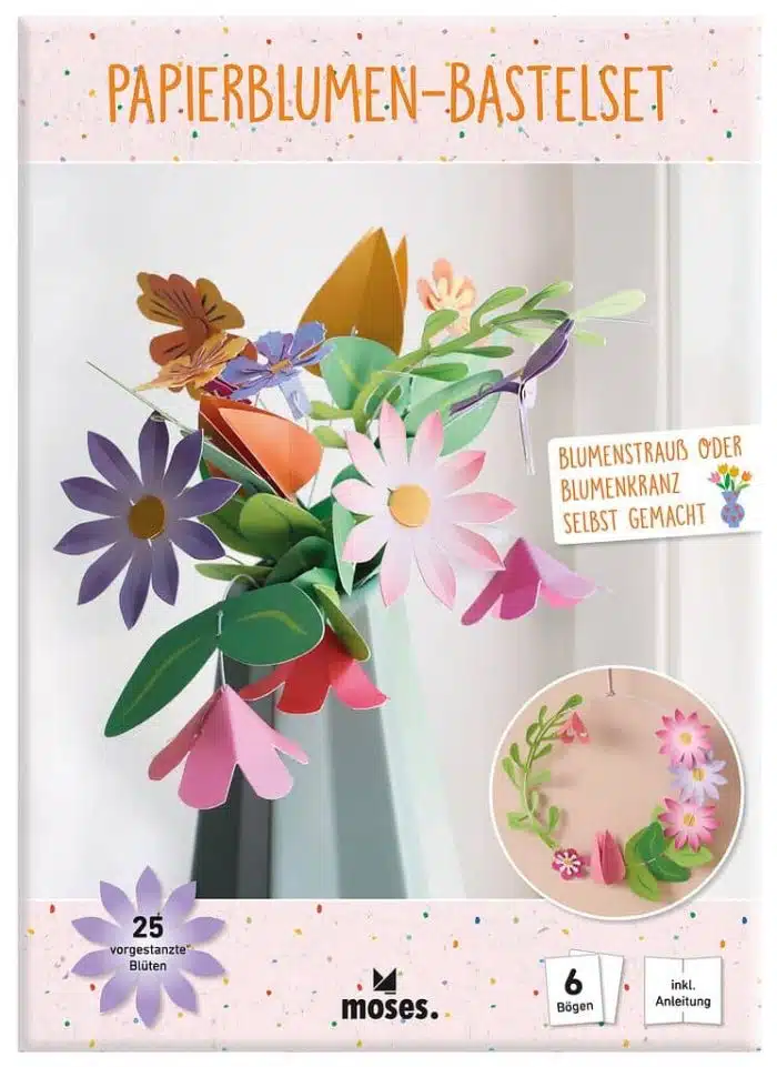 Papierbloemenset