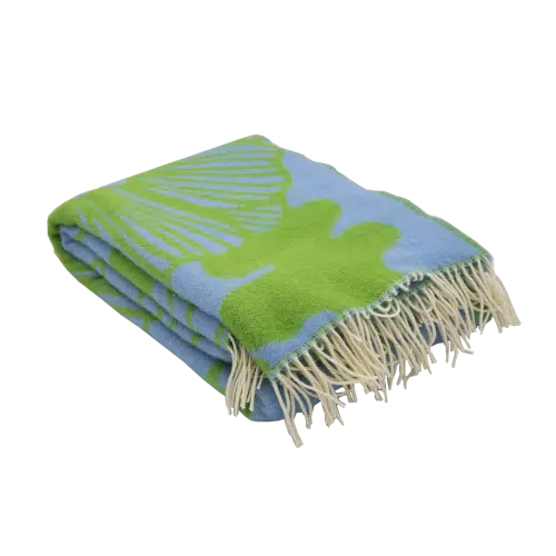 Blomranka Plaid