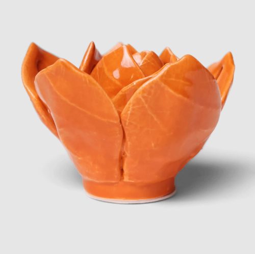 Keramische bloem | Oranje