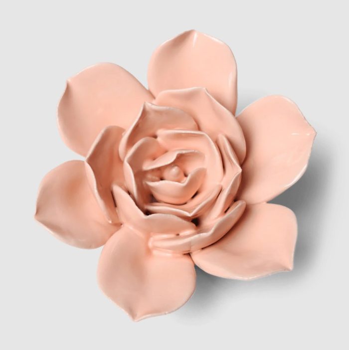 Keramische bloem | Roze