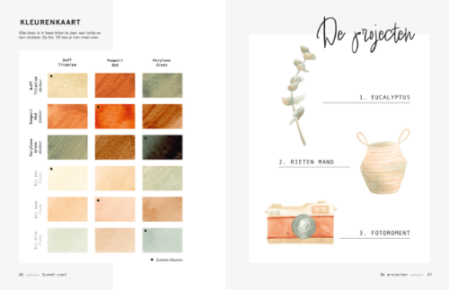 Aquarelleren met 3 kleuren