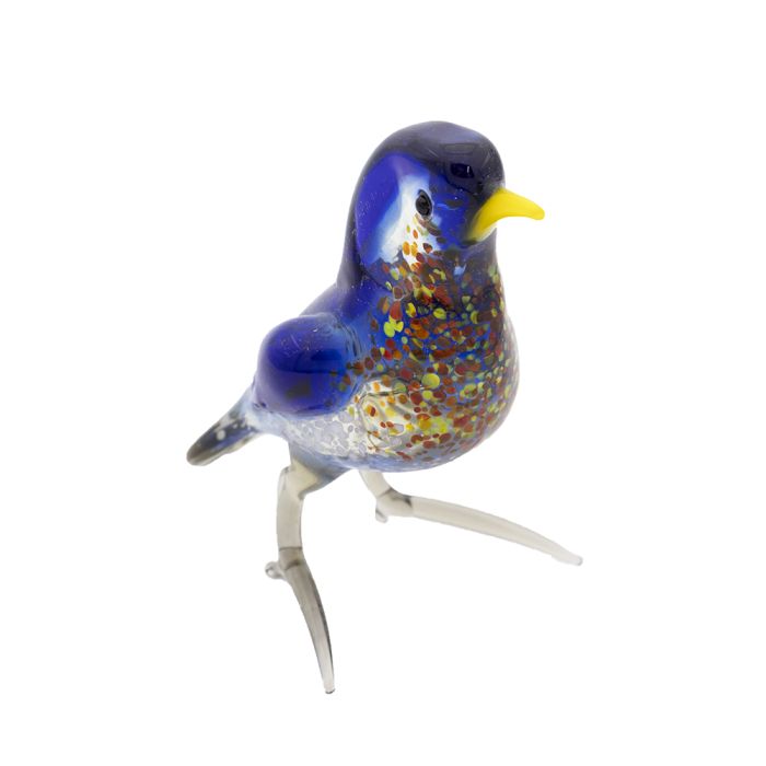 Glasvogel | Blauw Stippen