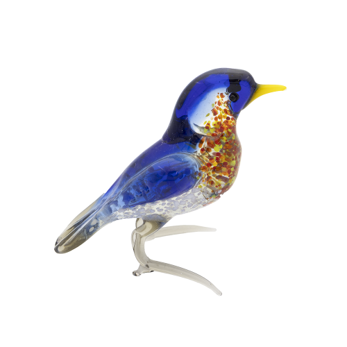 Glasvogel | Blauw Stippen