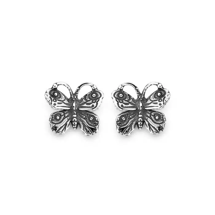 Art Nouveau Oorstekers | Vlinder
