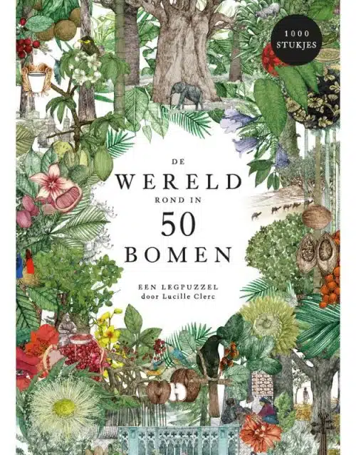 De wereld rond in 50 bomen | Legpuzzel